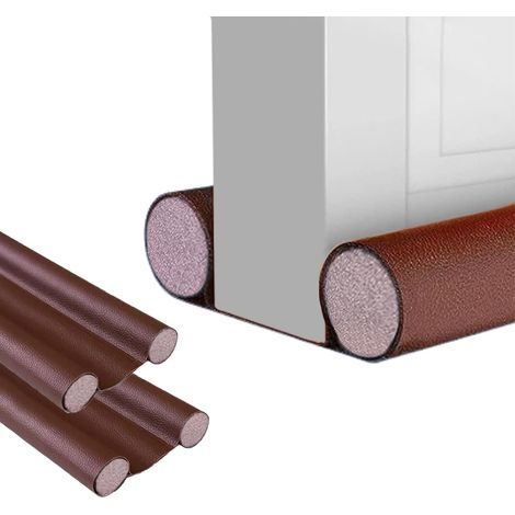 2X Boudin Isolant, Similicuir Réglable 32-94 Cm, Double Isolation Acoustique, Pour Portes Et Fenêtres (1/5)
