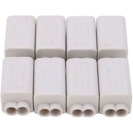 8 Pièces Connecteurs Filaires en T, Bornier à Vis pour Jonction, Kit de 400V 60A ZK‑1306