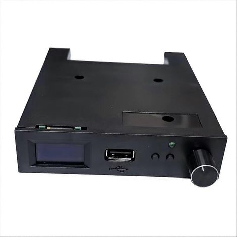 Émulateur de lecteur de disquettes SFRM44-U100LQD-435 avec écran OLED et encodeur rotatif pour lecteur de disquettes Flash (1/5)