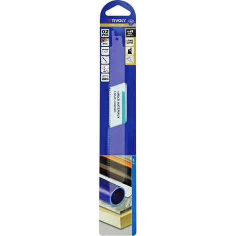 Tivoly - Confezione da 6 lame Sabre bimateriale, multimetallo, metallo, legno, plastica, L200mm (1/2)