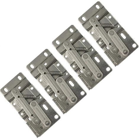 SHINEOFI 2 paires de charnières à ressort pour plateau basculant à 45 degrés (1/5)