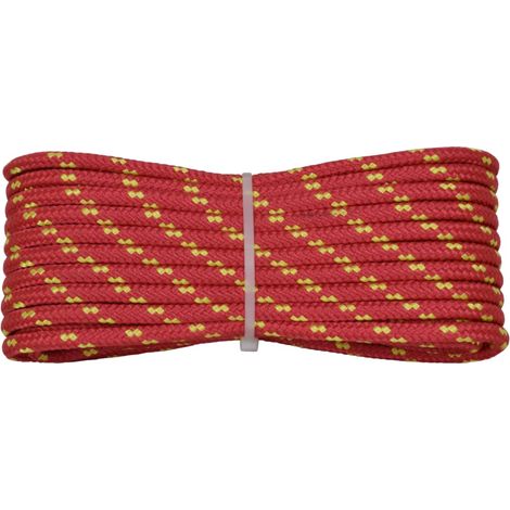 006006114 Treccia Surf rossa, 6 mm - 20 mt, Corda intrecciata multiuso resistente ai raggi U.V. e all'abrasione, per attività all'aperto, giardino, mare, guinzagli e fai da te, rottura 350 kg