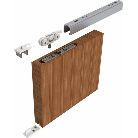 Sistema de corredera 73 ME-V 80kg 2500mm EV1 anodizado.HLT ab 20mm completo.