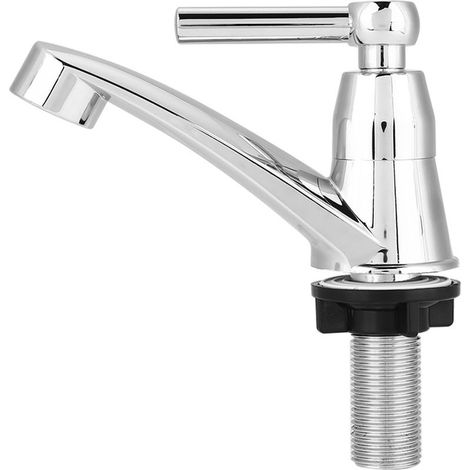 Faucet of water cold simple in ABS plastic, accessories of sink of kitchen and of room of bath (right G1/2) (1/5)