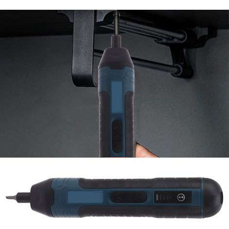 Tournevis électrique 3,6 V à poignée droite et couple réglable, petit tournevis multifonction USB pour dévisser et serrer les vis, tournevis à batterie au lithium. (1/5)