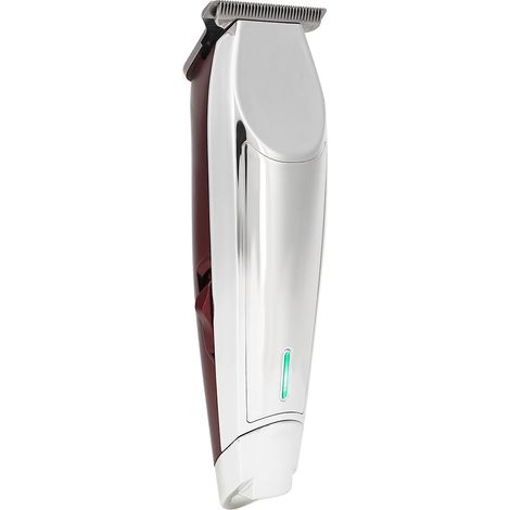 Tondeuse à cheveux électrique professionnelle rechargeable, prise américaine 100-240V (argent) (1/5)