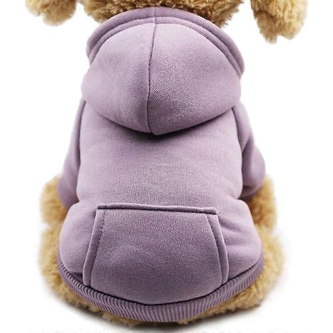 Winterliche Hunde-Hoodies mit Taschen – Warme Hundekleidung für kleine Hunde (1/5)