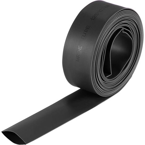 Tubes thermiques, 5/8 (16 mm) dia dia 2: 1 Ratio Retrosable Tube Cable Câble 10 pieds - noir (1/5)