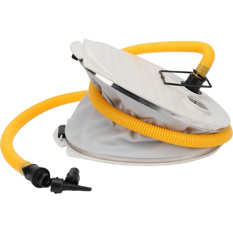 Pompe à pied compatible avec les valves Halkey Roberts, 28 cm (11 pouces), gonfleur manuel pour bateaux pneumatiques, kayaks et bouées. (1/5)