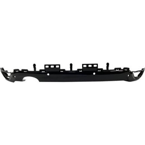 Spoiler de pare-choc arrière noir brillant avec trous radars 5 portes Renault Megane 4 2015-2021