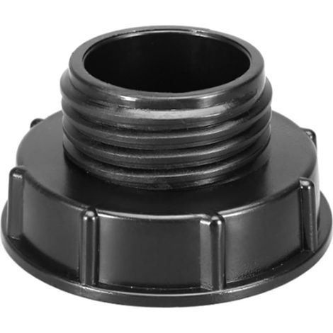 Adaptateur de fût IBC S80 x 6 vers S60 x 6, raccord fileté pour réservoir d'eau de pluie, conteneurs de liquides domestiques et industriels (1/5)