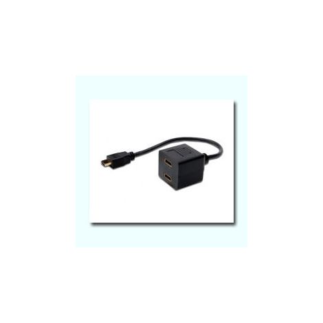 Câble séparateur hdmi 1xm - 2xh 20cm