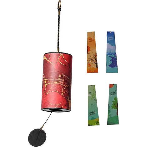 9-Ton-Windspiel, Retro-Windglocke für Klangheilung, Meditation und Beruhigung der Emotionen (Kurs)