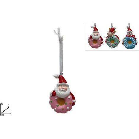 APPENDINO CIAMBELLA C/SOGGETTI NATALIZI DECORO BISCOTTO ASSORTITI PREZZO CAD UNO