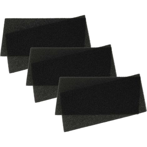 vhbw 6x foam filter 40 PPI compatible with Bauknecht Excellence 4580, HP 8522, HP 7422, 9882, 6590, 6580, 8882, 7882 Tumble Dryer