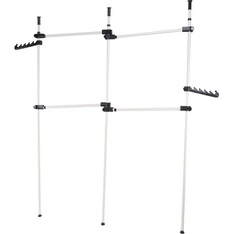 4-Stangen-Kleiderständer, robust und verstellbar, für Kleiderschrank, Schlafzimmer (1/5)