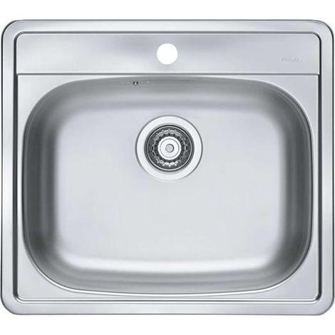 Alveus More - Fregadero, 56x50 cm, acero inoxidable 1103106 (1/3)