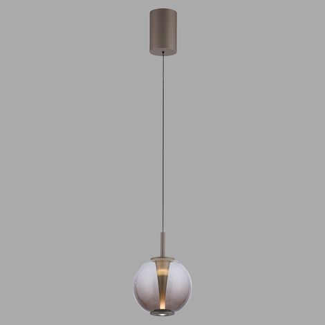 Suspension LED Pure Infinity avec verre ambré - Ø 18cm - 2220-97