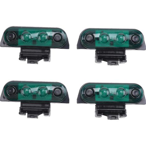 4 feux de position latéraux 24 V pour camion Volvo FH FH16 FM (références 82116545, 21087346 et 842208821), couleur verte. (1/5)