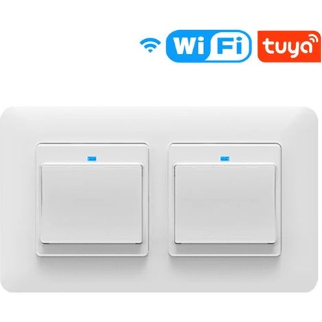 Tuya Interruttore Doppio a Parete Smart WiFi da Incasso (1/5)