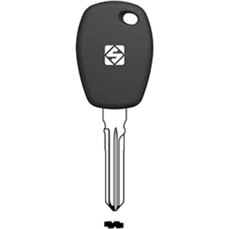 SILCA HU179TE CHIAVE TRANSPONDER VUOTA ACCIAIO Q.TA 2