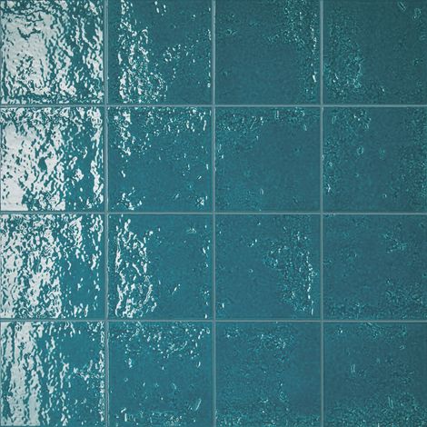 Carrelage Effet Déco CORAL (AL) - Brillant - 13x13x0,90