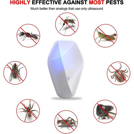 Ultra Pest Repeller Electric Insect Repeller for Indoor Use Ariie Pest Control Device for Rodents Beetles Other Insects (1/5)