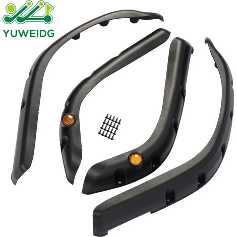 Accessories for golf cars, modifications of the passages of wheels, garde-boue faits maison for YAMAHA G22 (1/4)
