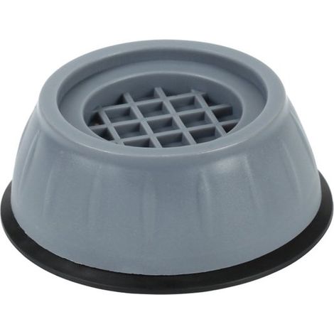 Cuscinetti per lavatrice, 4 pezzi, antivibrazione, antiscivolo, piedini per mobili, sottobicchieri, piedini per frigorifero, supporto universale, base, tappetino, ammortizzatore, supporto (1/5)