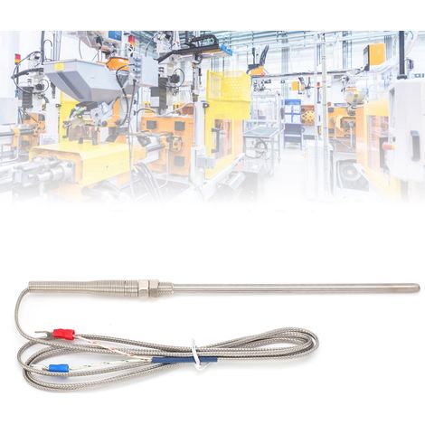 Thermoelement-Sonde Typ K, importierte Nachbildung, 150 mm, M8-Gewinde, Montagetemperatur (1/5)