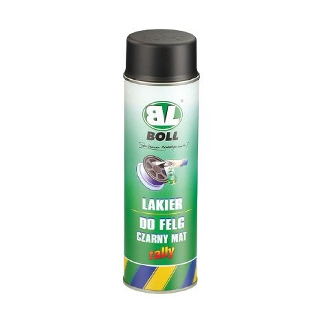 Vernice nera opaca per cerchi boll rally 500ML