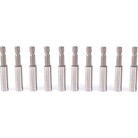 10 Pièces Porte Embout à Insertion Magnétique Ensemble D'extensions de Foret Magnétique 1/4" Outils éLectriques Hexagonaux (1/5)