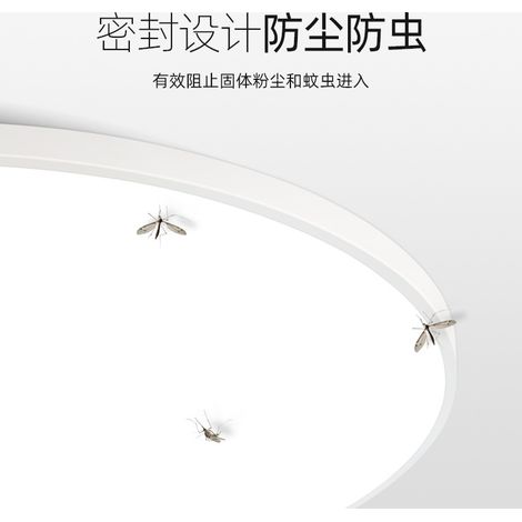 Plafonnier LED Plafonnier Moderne Plafonnier Chambre Plafonnier pour Couloir, Cuisine, Salon, Bureau, Garage, Cave, Hall, Balcon -Ultra-Mince 23cm [Yabai] 20W (1/5)