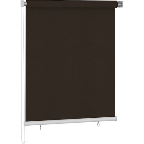 vidaXL Store roulant d'extérieur 125 (l) x 140 (H) cm marron (1/5)