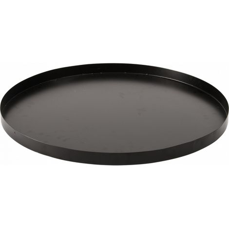 Esschert Bac à cendres rond noir 60 cm diamètre