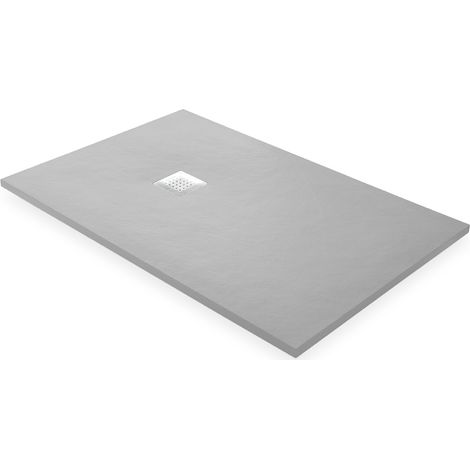 KASSANDRA ELIO Plato de Ducha Resina Color Cemento - Medida: 70x150 cms - ref: EL070CE00S150070