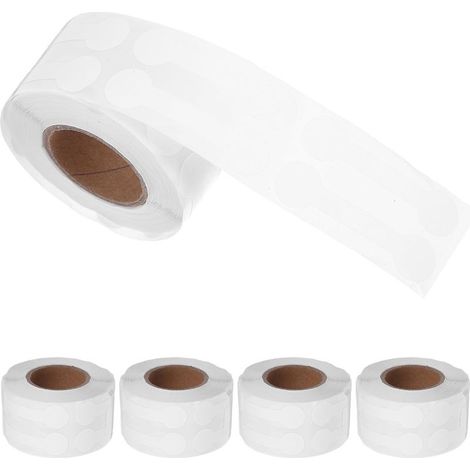 Selbstklebende Papierrollen in Weiß Schmucketiketten (1/5)