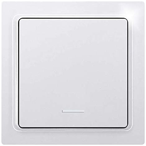 ELTAKO F1T55E-WG FUNK-1-KANAL-TASTER, E-DESIGN 55, REINWEIß GLäNZEND (30055725)
