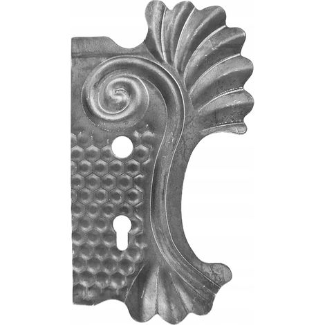 Plaque droite, espacement des trous de 90°, éléments forgés 63.137.90 H290XL160 2 mm