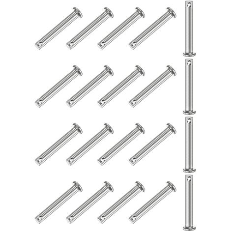 Lot de 20 Broches à Œil Unique M6 x 45Mm Broche de Charnière (1/5)
