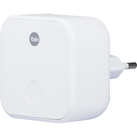 WiFi Bridge for Remote Access - YALE Connect Wi-Fi Bridge - 05/401C00/WH - Voice Assistant Functionality - 2-Pin Plug (1/2)