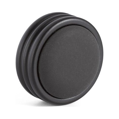 tirador de mueble tabor. zamak y porcelana. mate / giusti acabado negro distancia 0mm-1 agujero (1/5)