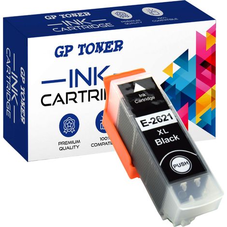 Cartouches d'encre pour Epson 26XL GP-E2621XL BK (1/5)
