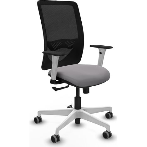 Silla de oficina piqueras y crespo Zulema blanco espuma alta densidad (1/2)