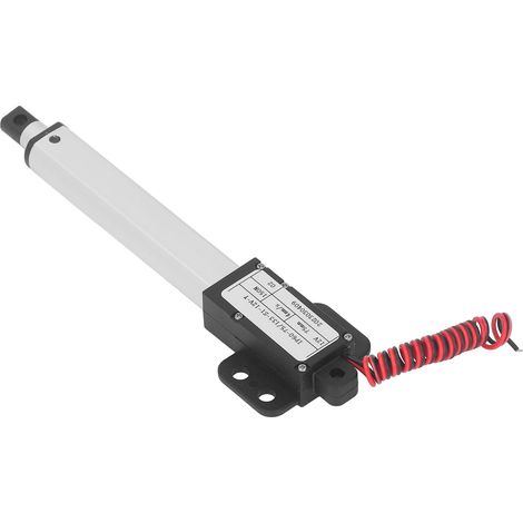 Elektrischer Mikro-Linearantrieb 150 N, mehrfacher Schutz, 75 mm Hub, 12 V, mit Halterung (1/5)