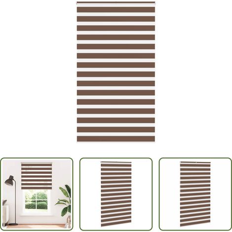 Doppelrollo -  Doppelrollo Braun 130x200 cm Stoffbreite 125,9 cm Polyester (1/5)