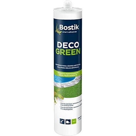 Bostik – Colle multi-usage pour gazon synthétique – Fixation discrète – Résistance UV et intempéries – Application intérieure et extérieure