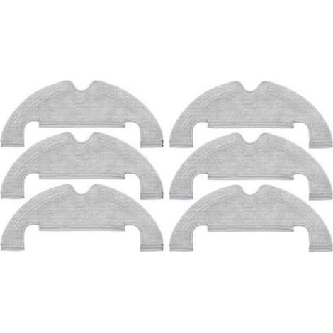 Lot de 6 lingettes lavables pour aspirateur robot Bot D10 Plus Rls3d - Pièces de rechange - Haoyi (1/4)
