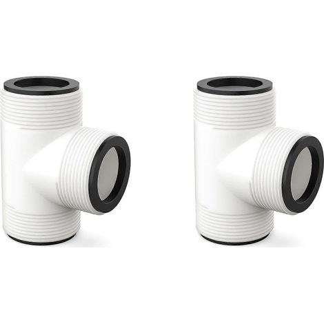 Adaptateur de tuyau de rechange 2X pour tuyau fendu de piscine Intex et Coleman, raccord en T avec 3 anneaux en L, se connecte (1/5)