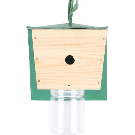 Piège à Abeilles et Guêpes Écologique pour Intérieur et Extérieur - Vert -KZQ